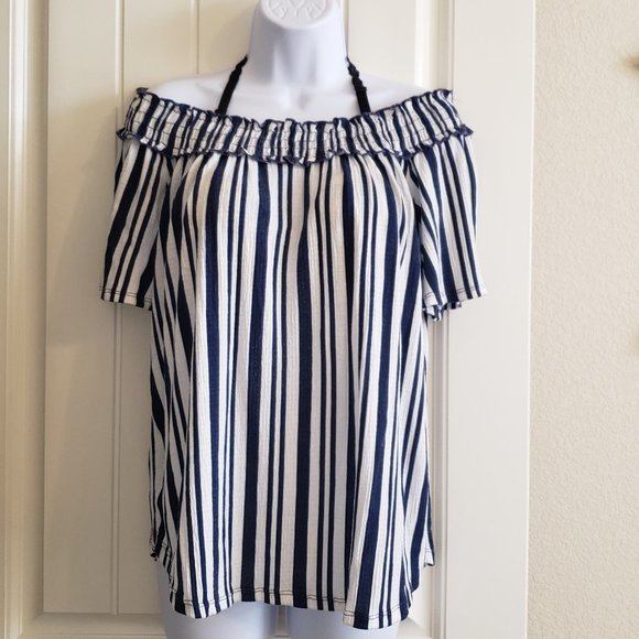 French Laundry Tops - French Laundry Off-the-Shoulder Top